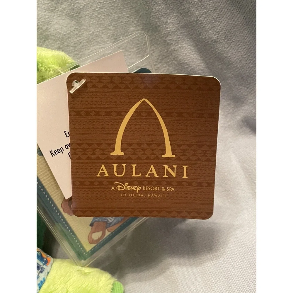 NEW Disney Aulani Hawaii Olu the Turtle Orange Shirt Plush‎ Crossbody Purse Bag